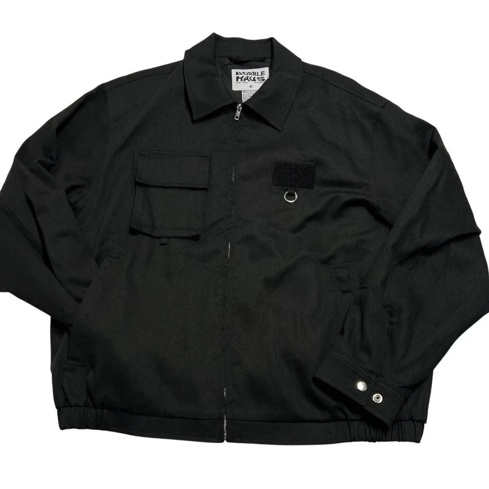 Bobble Haus x BSP Utility Jacket in Black - Picture 3 of 5